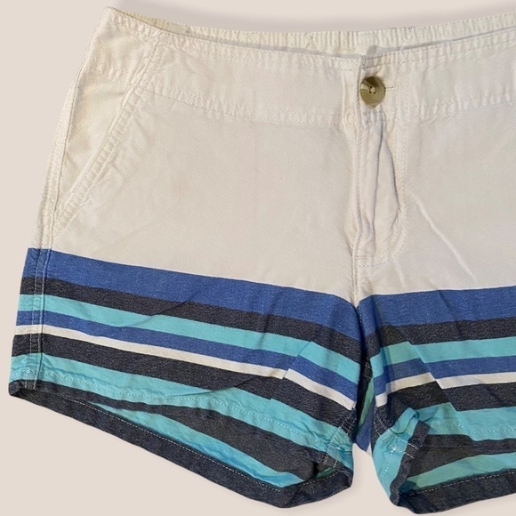 COLUMBIA Striped Cotton Shorts - Picture 2 of 7